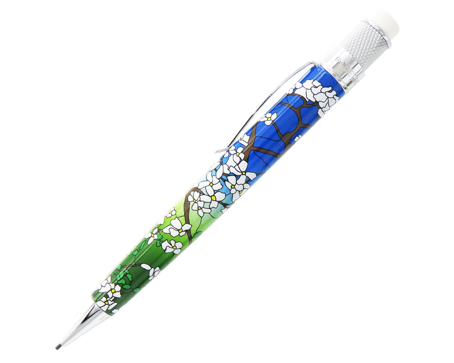 Retro51 The MET Louis C. Tiffany Favrile Parrots & Dogwood Pencil