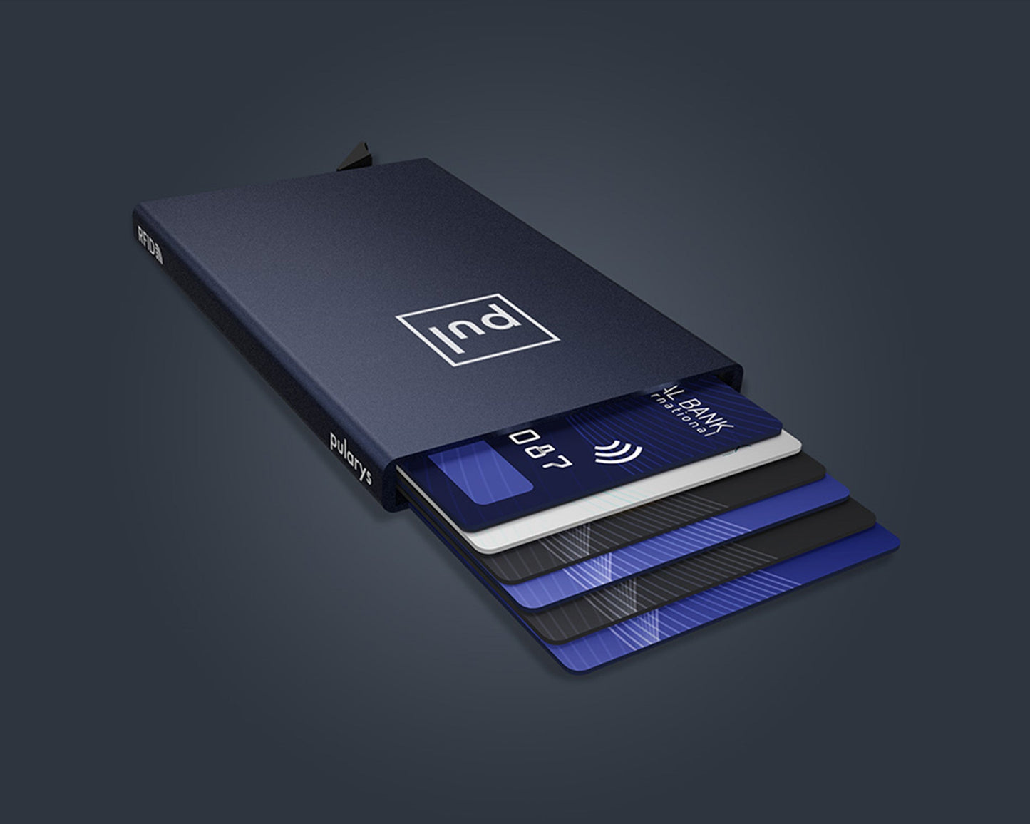 Pularys ZEN RFID Card Holder | Navy Blue