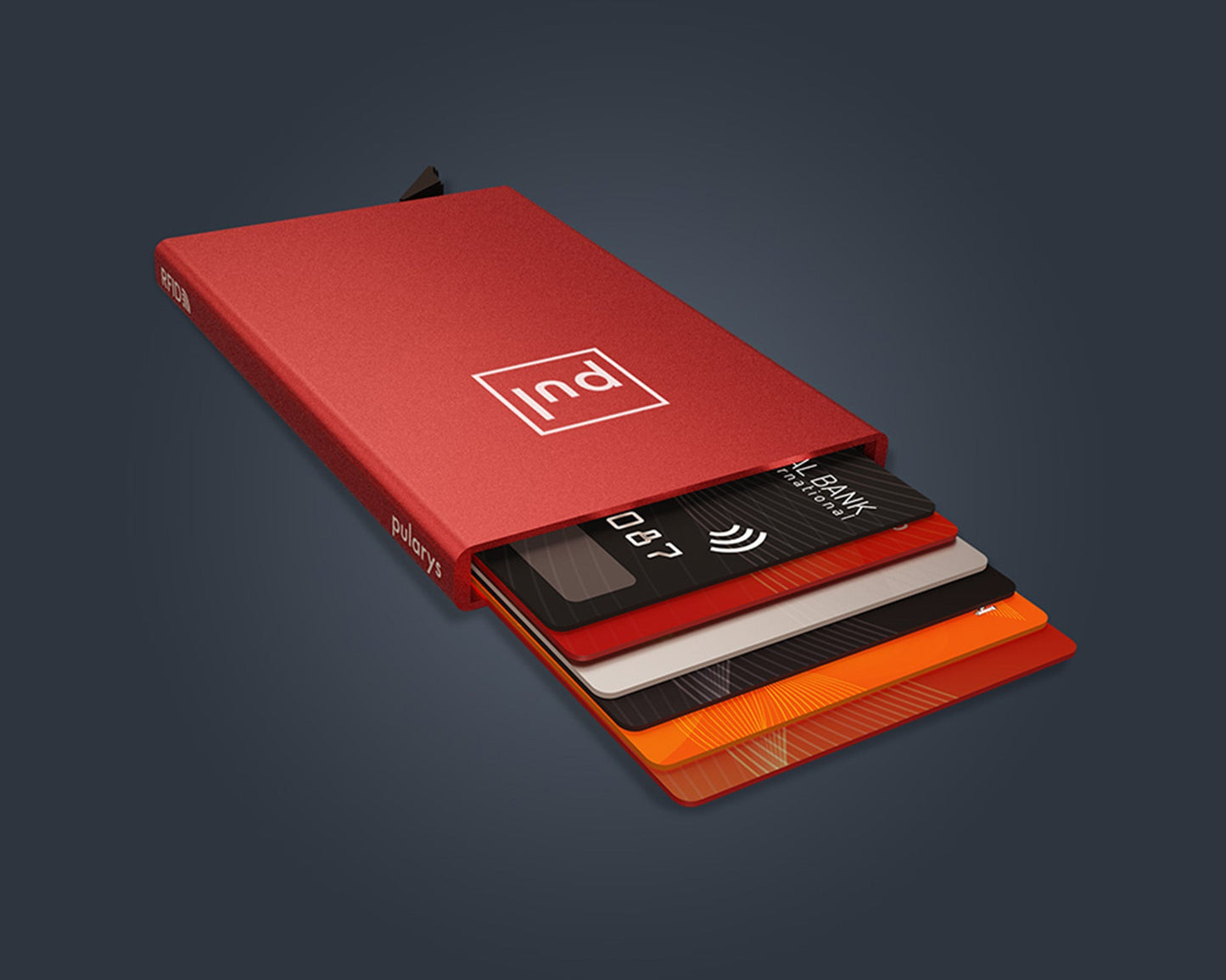 Pularys ZEN RFID Card Holder | Red