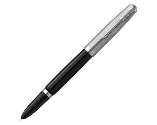 Parker 51 Black Acrylic CT Fountain Pen - Fine nib