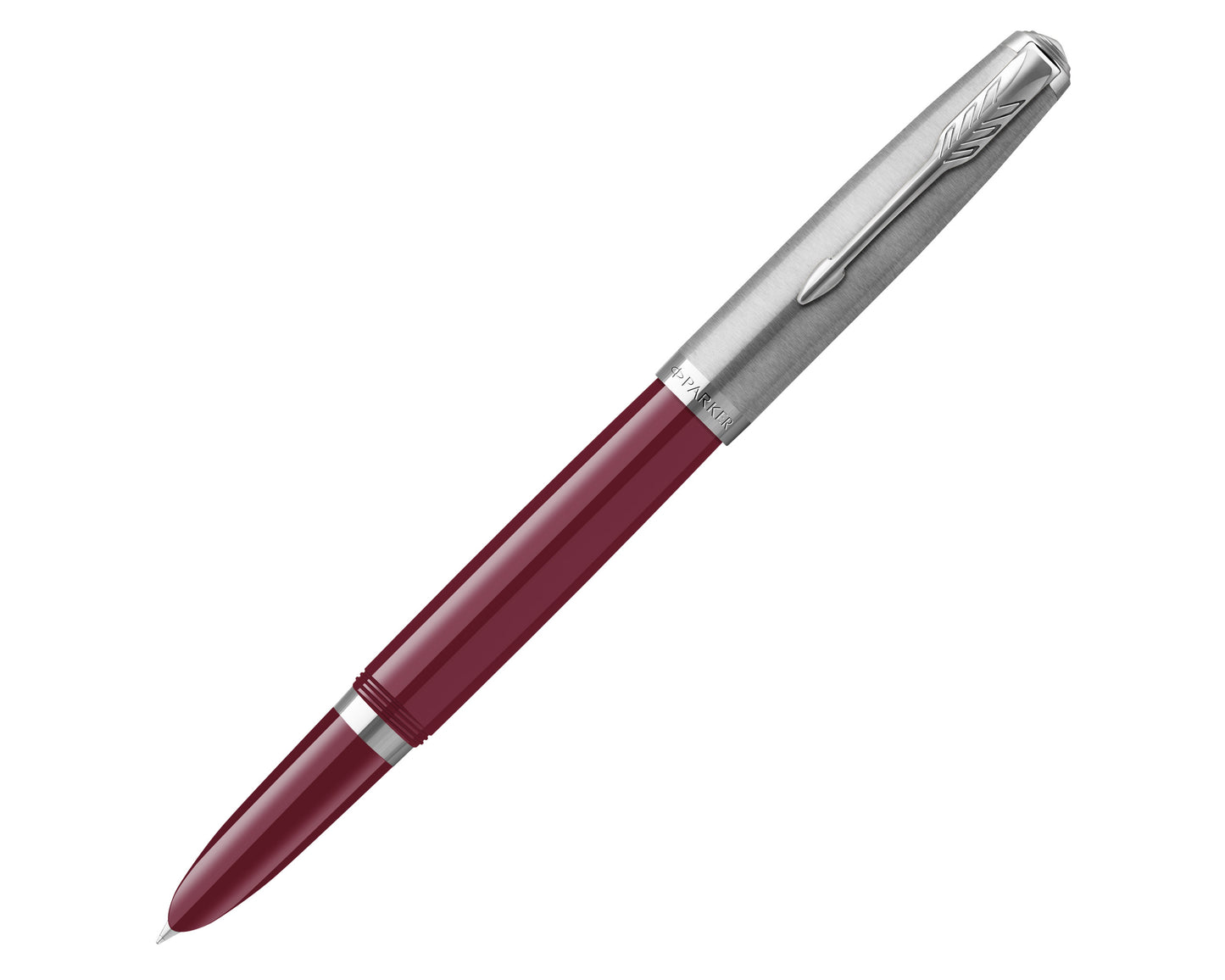 Parker 51 Burgundy Acrylic CT Fountain Pen - Fine nib