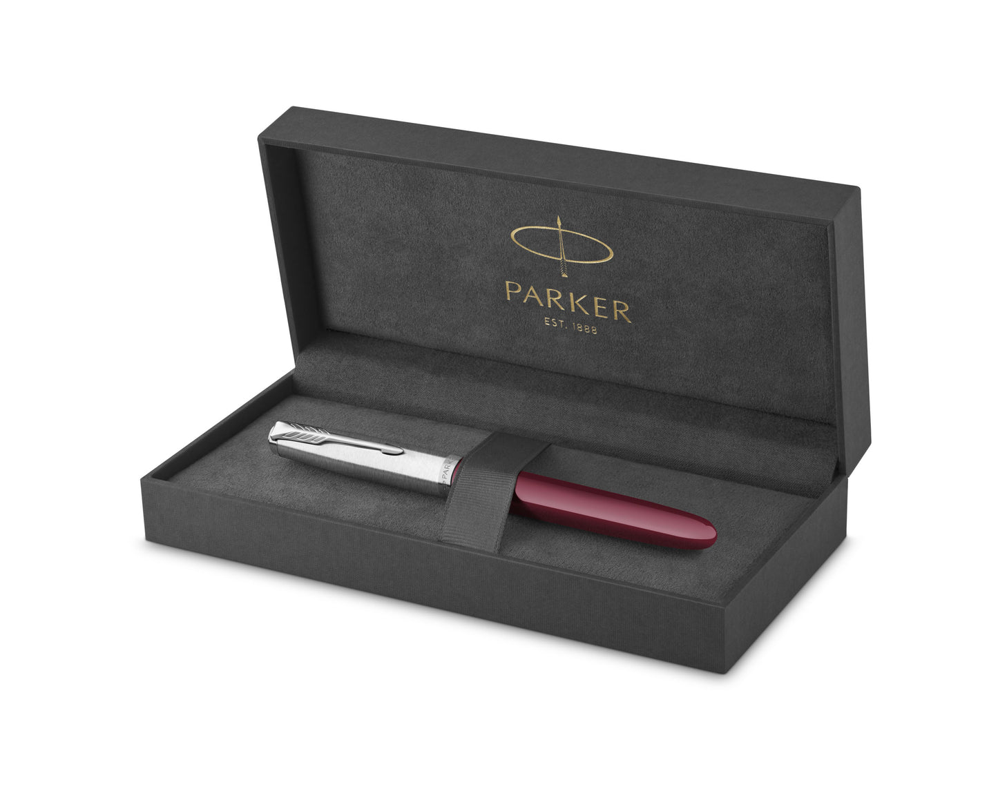 Parker 51 Burgundy Acrylic CT Fountain Pen - Fine nib
