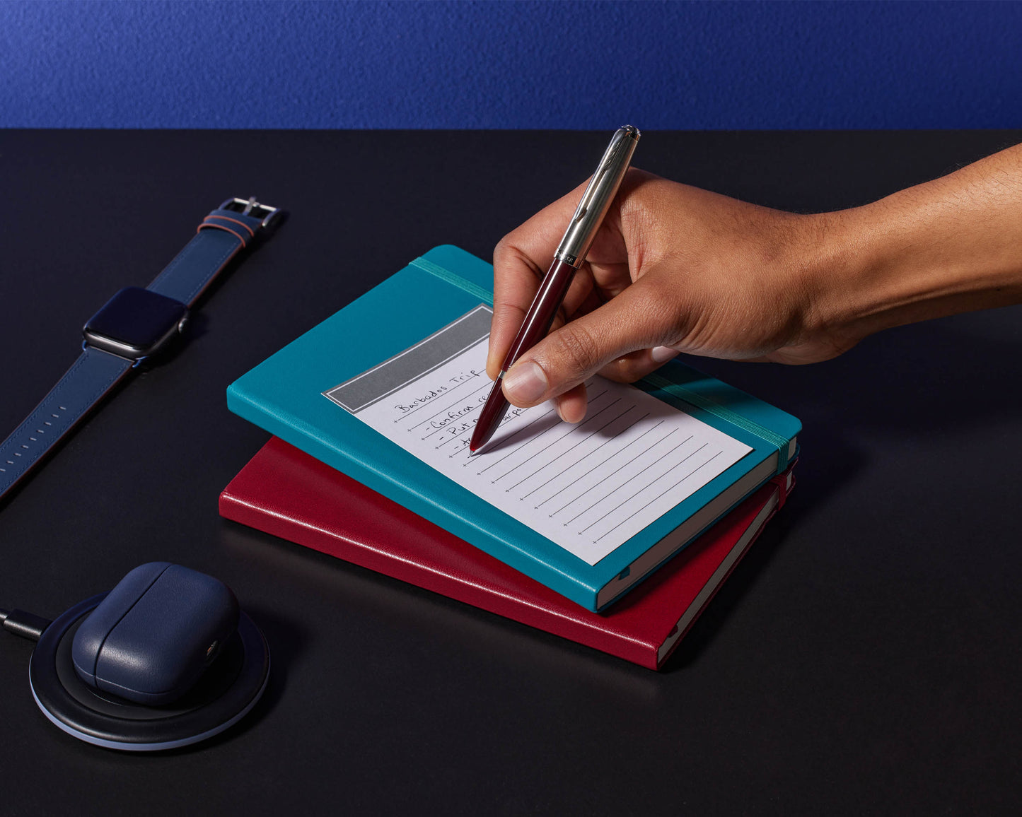 Parker 51 Burgundy Acrylic CT Fountain Pen - Fine nib