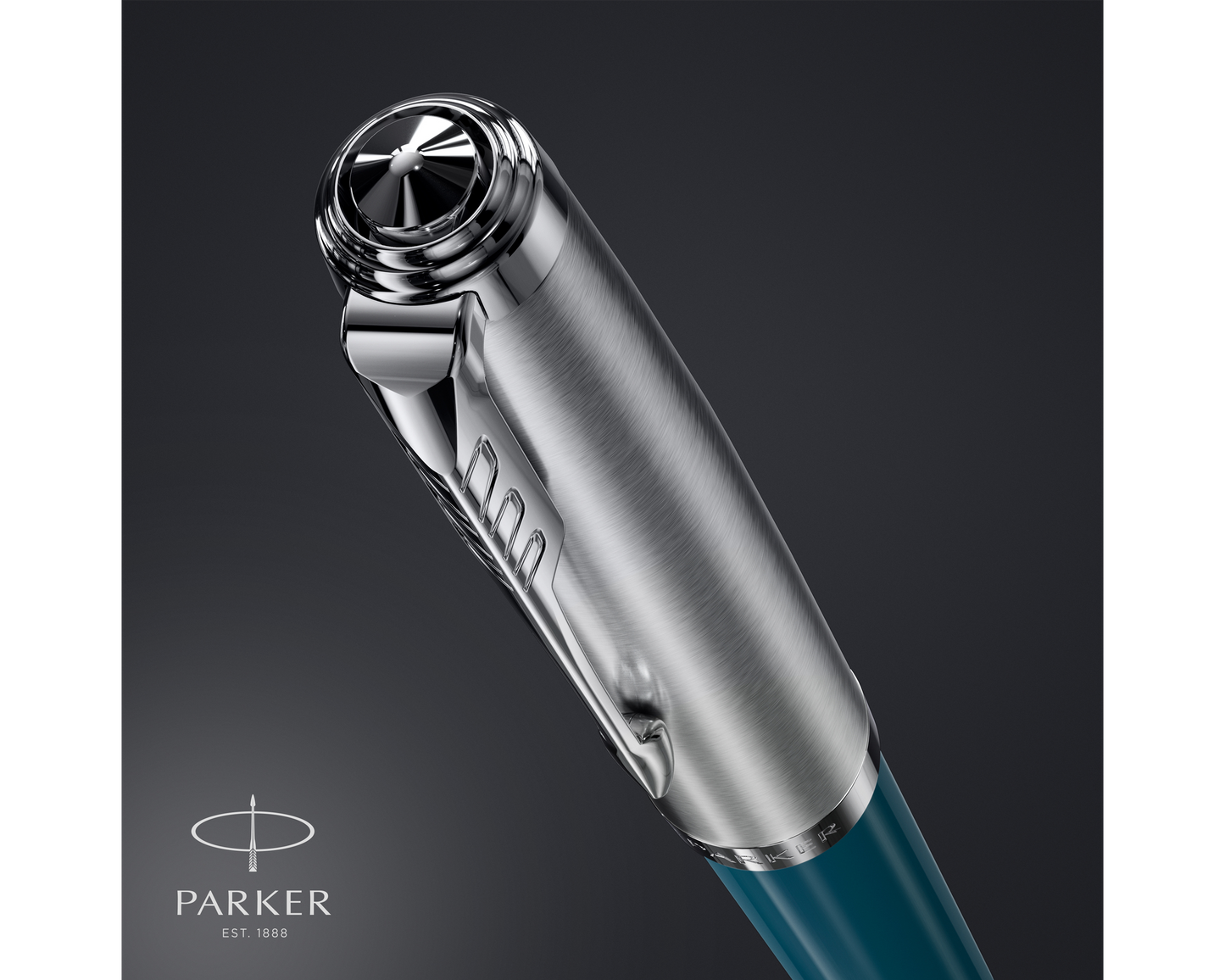 Parker 51 Teal Acrylic CT Ballpoint Pen