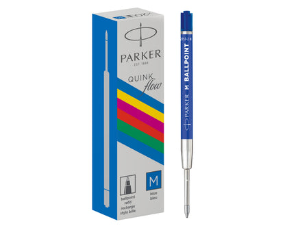 Parker Ballpoint Economy Refill Medium Blue 20-Pack