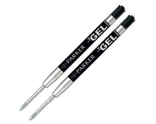 Parker Gel Pen Refill Medium Point 0.7 mm Black 2-pack