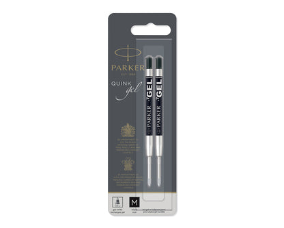 Parker Gel Pen Refill Medium Point 0.7 mm Black 2-pack