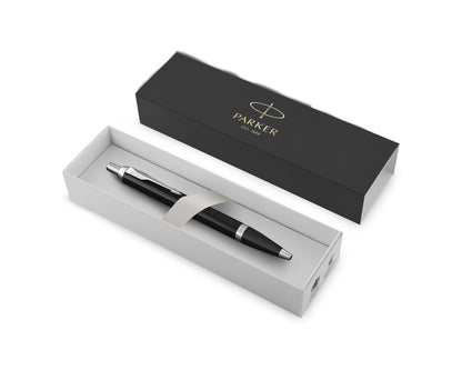 Parker IM Black CT Ballpoint Pen Blue Ink in Gift Box