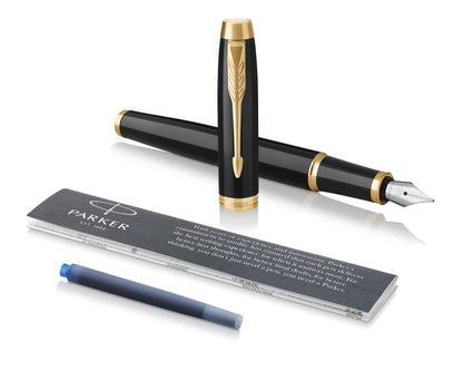 Parker IM Black Lacquer GT Fountain Pen