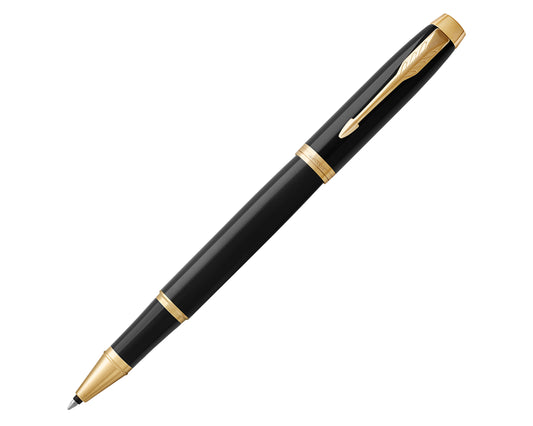 Parker IM Black Lacquer GT Rollerball Pen