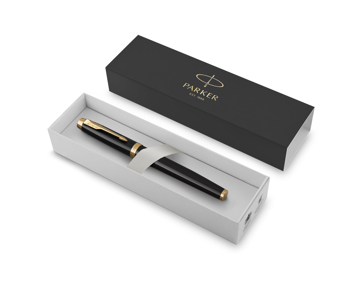 Parker IM Black Lacquer GT Rollerball Pen