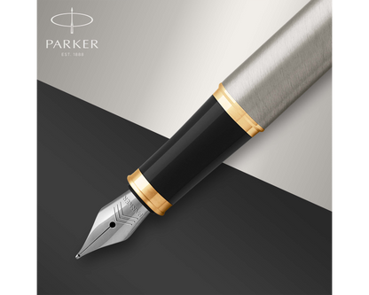 Parker IM Brushed Metal GT Fountain Pen