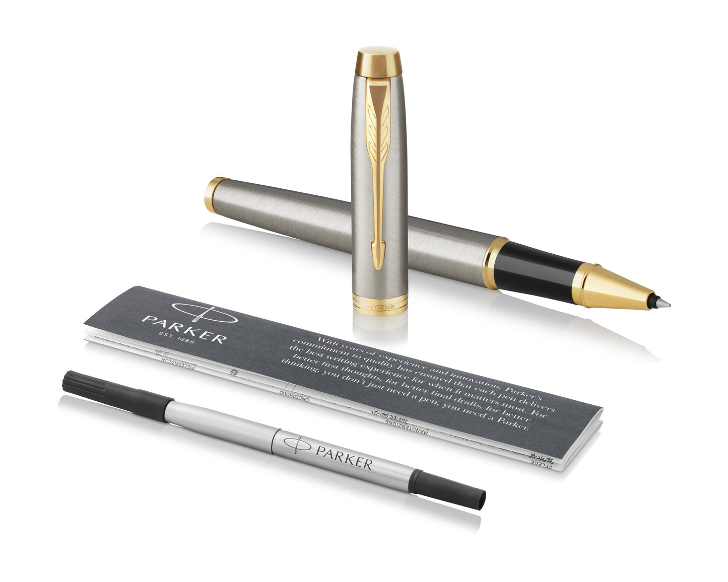 Parker IM Brushed Metal GT Rollerball Pen