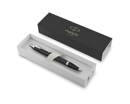Parker IM Essential Matte Black Lacquer CT Ballpoint Pen