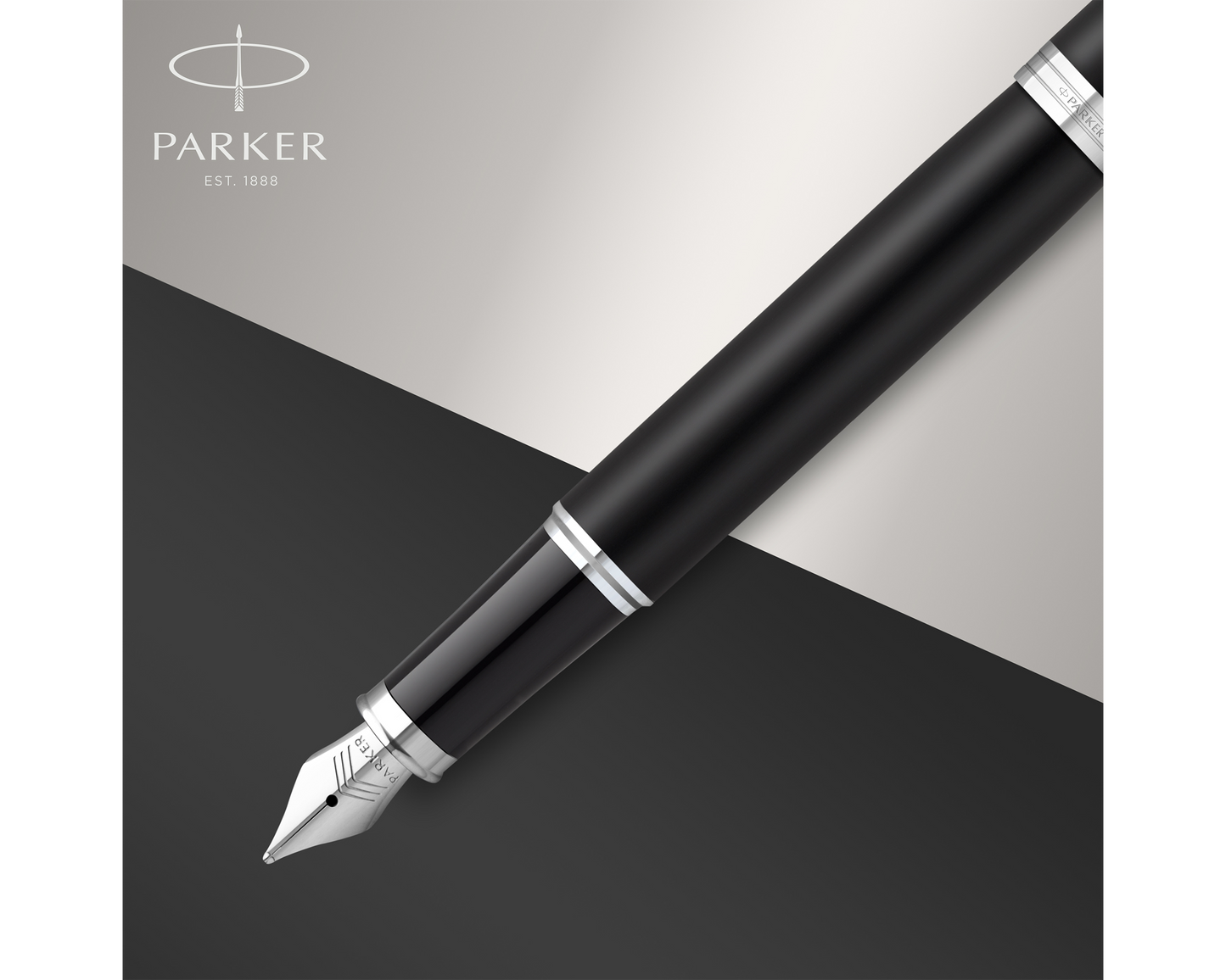 Parker IM Essential Matte Black Lacquer CT Fountain Pen