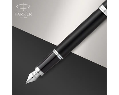Parker IM Essential Matte Black Lacquer CT Fountain Pen
