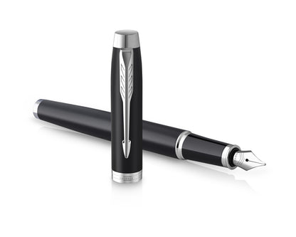 Parker IM Essential Matte Black Lacquer CT Fountain Pen