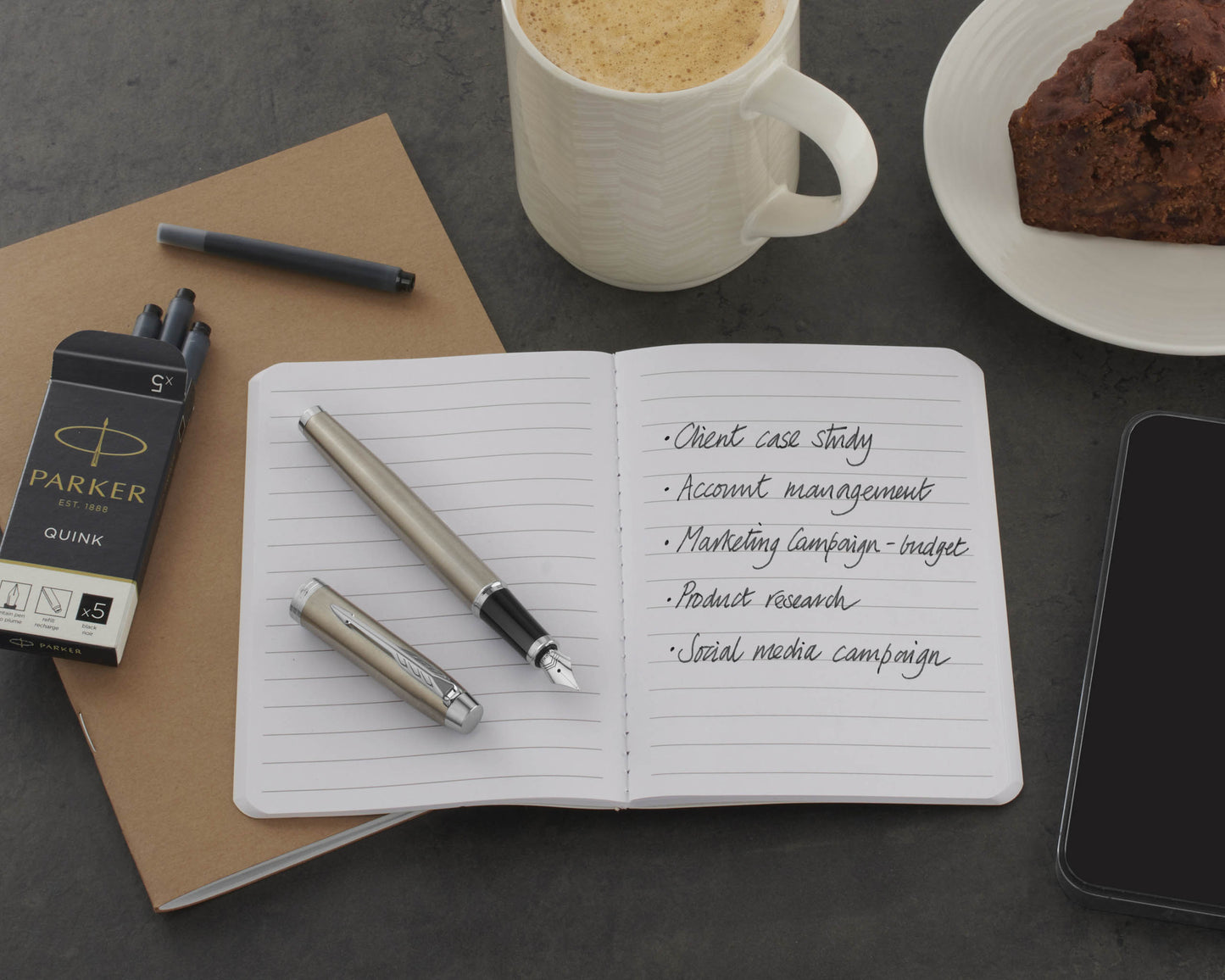 Parker IM Essential  Stainless Steel CT Fountain Pen