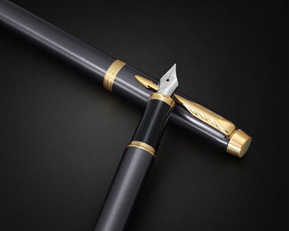 Parker IM Grey Lacquer GT Fountain Pen