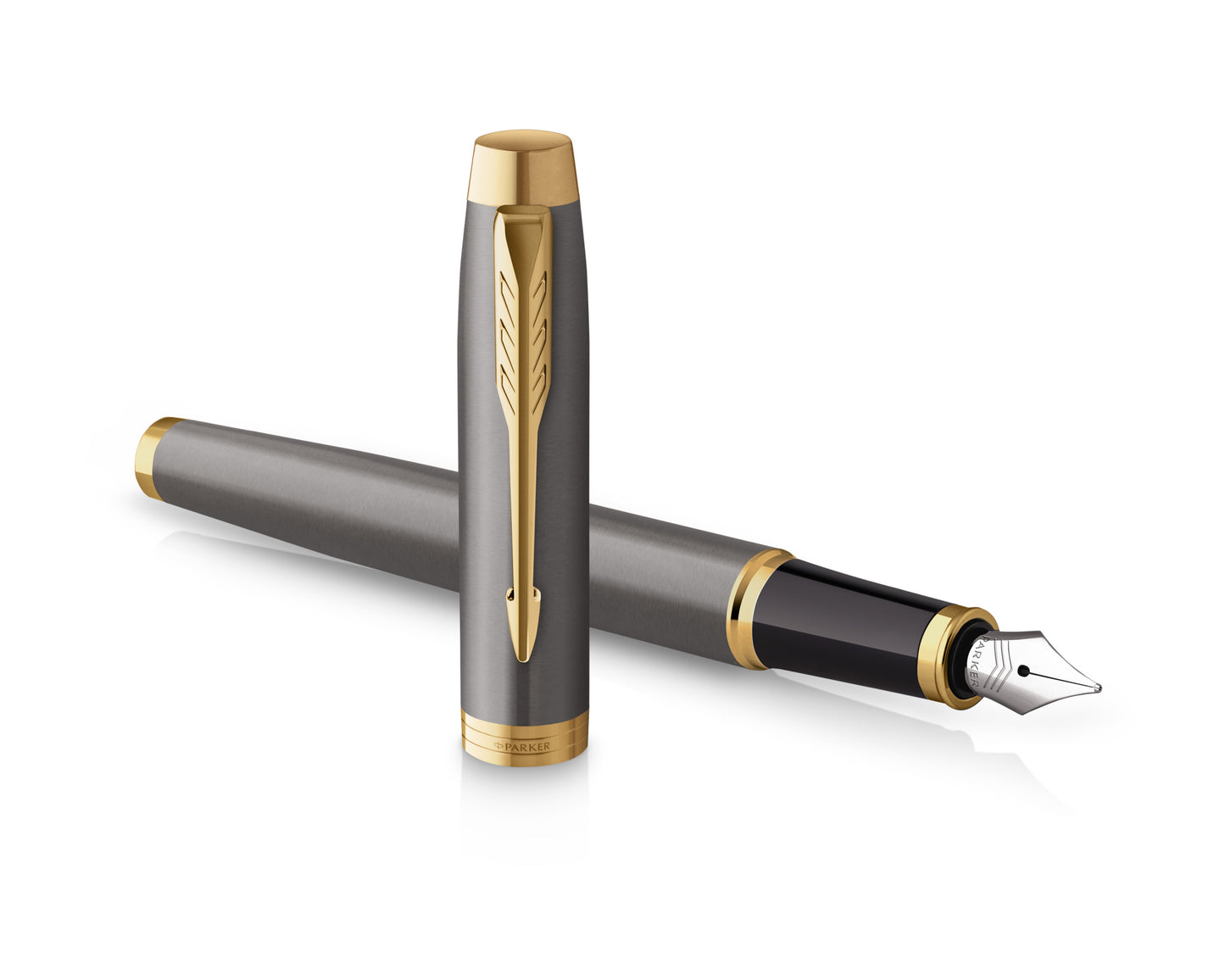 Parker IM Grey Lacquer GT Fountain Pen