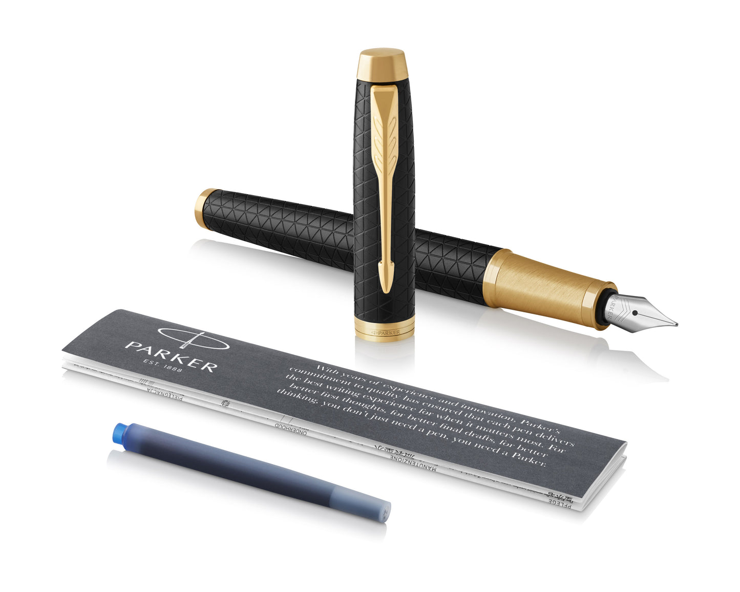 Parker IM Premium Black Aluminium GT Fountain Pen