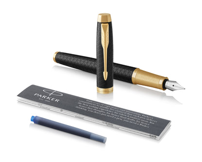 Parker IM Premium Black Aluminium GT Fountain Pen