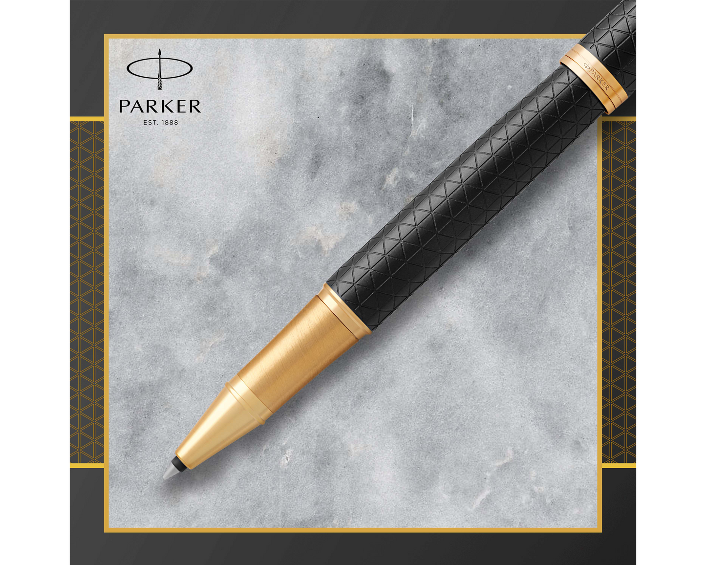 Parker IM Premium Black Aluminium GT Rollerball Pen