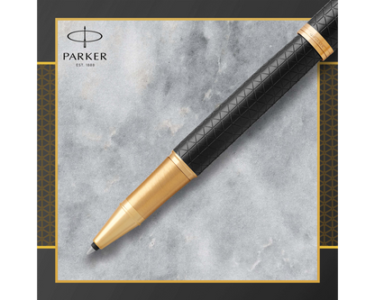 Parker IM Premium Black Aluminium GT Rollerball Pen