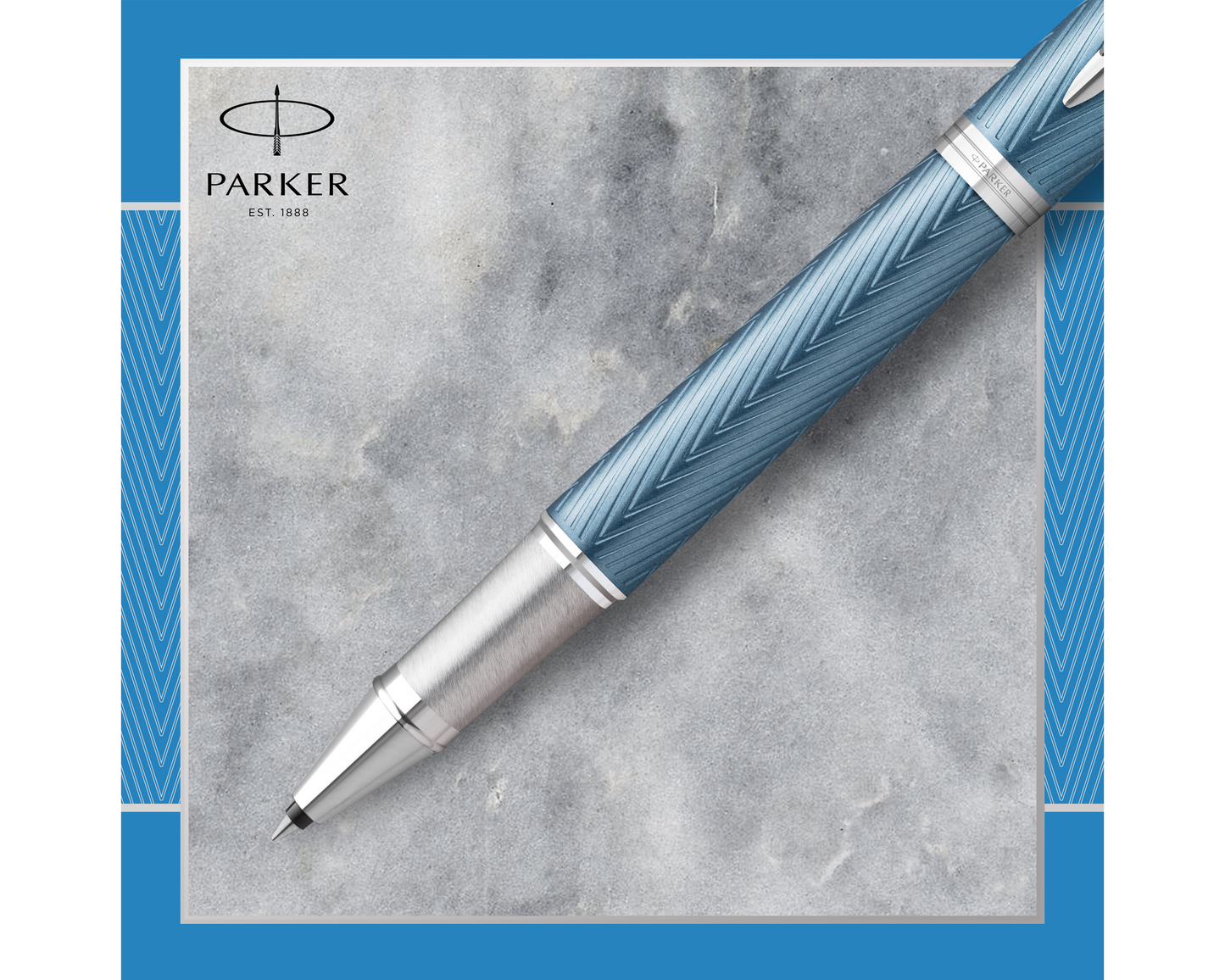 Parker IM Premium Blue-Grey CT Rollerball Pen