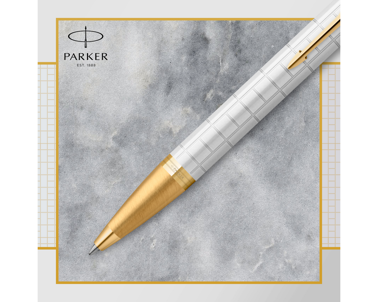 Parker IM Premium Pearl Lacquer GT Ballpoint Pen