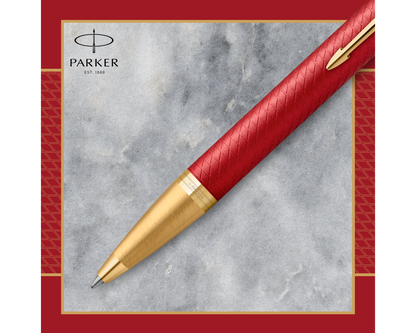 Parker IM Premium  Red Lacquer GT Ballpoint Pen
