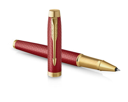 Parker IM Premium  Red Lacquer GT Rollerball Pen