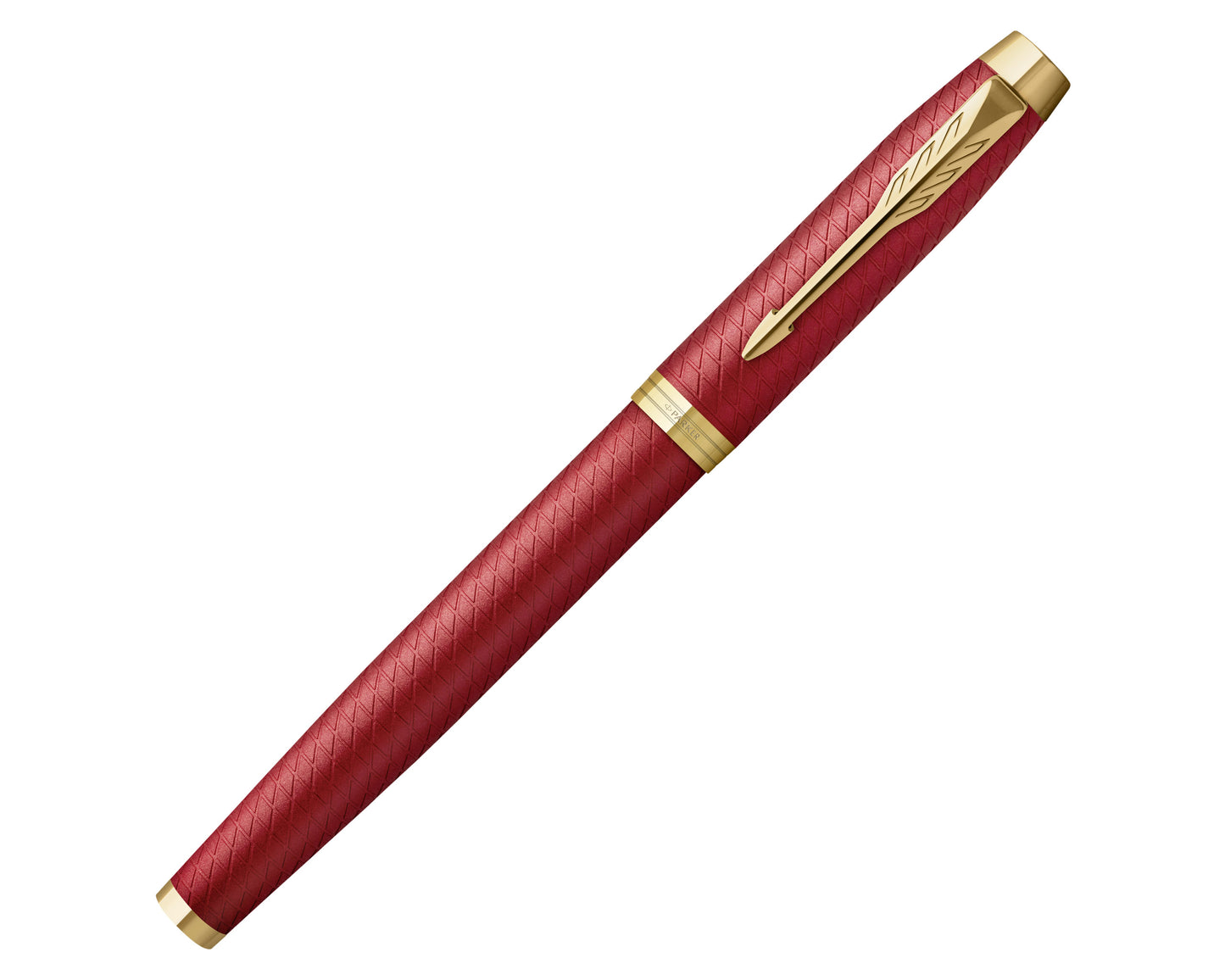 Parker IM Premium  Red Lacquer GT Fountain Pen - Fine nib
