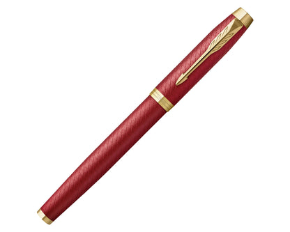 Parker IM Premium  Red Lacquer GT Fountain Pen - Fine nib