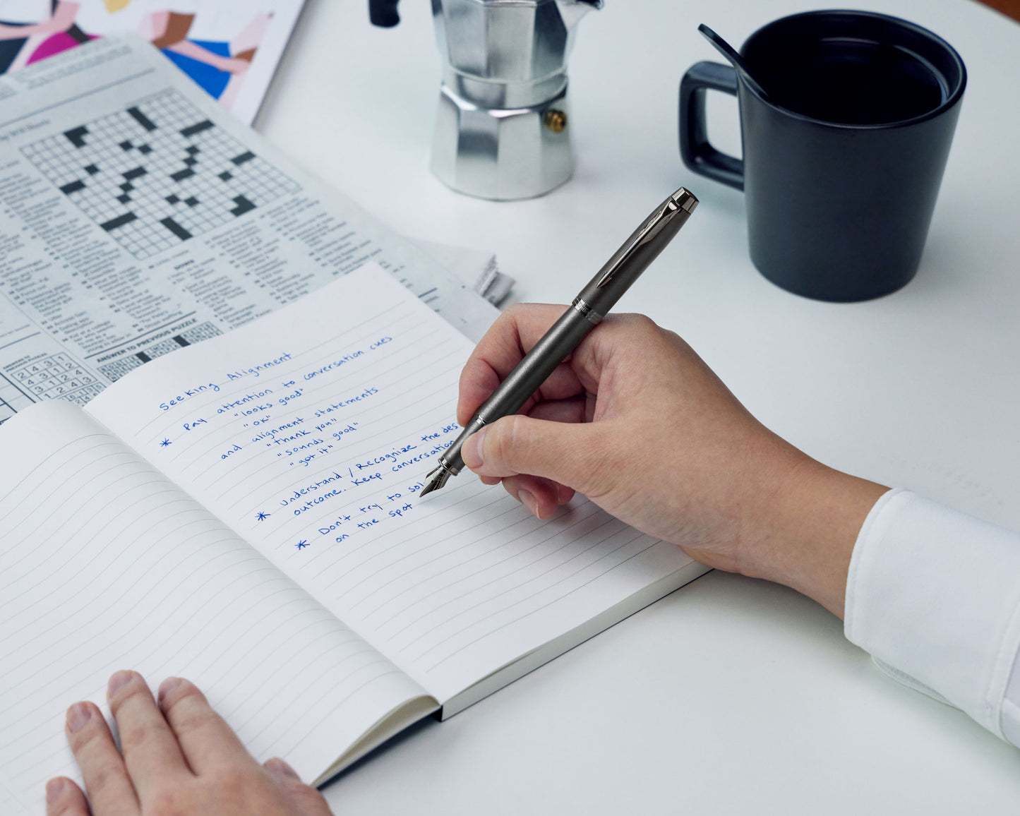 Parker IM Professionals Monochrome Titanium Fountain Pen