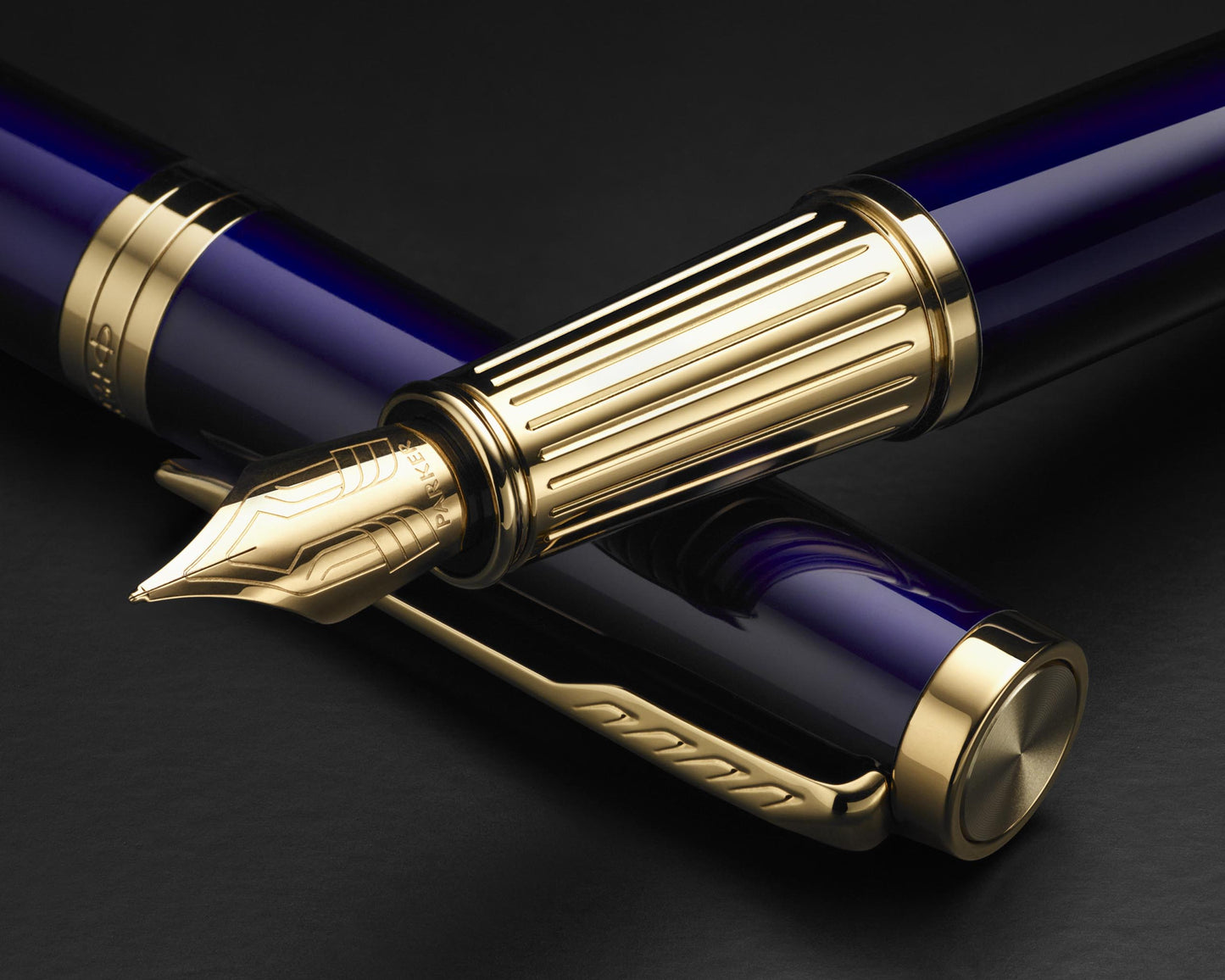 Parker Ingenuity Blue Lacquer GT Fountain Pen