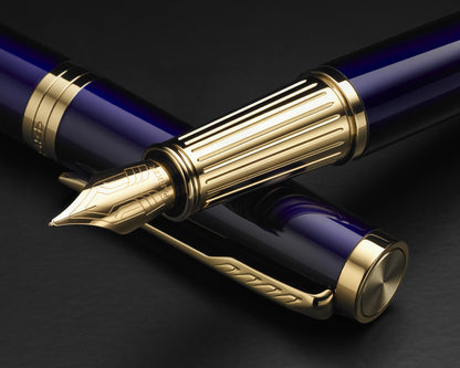 Parker Ingenuity Blue Lacquer GT Fountain Pen