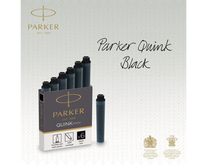 Parker Ink cartridges Black 6-Pack