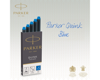 Parker Ink cartridges Washable Blue 5-Pack