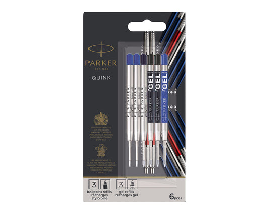 Parker Jotter Assorted Refills Medium point