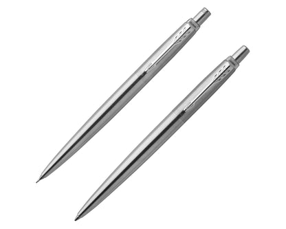 Parker Jotter Duo Set Stainless Steel CT Ballpoint Pen & Mechanical Pencil