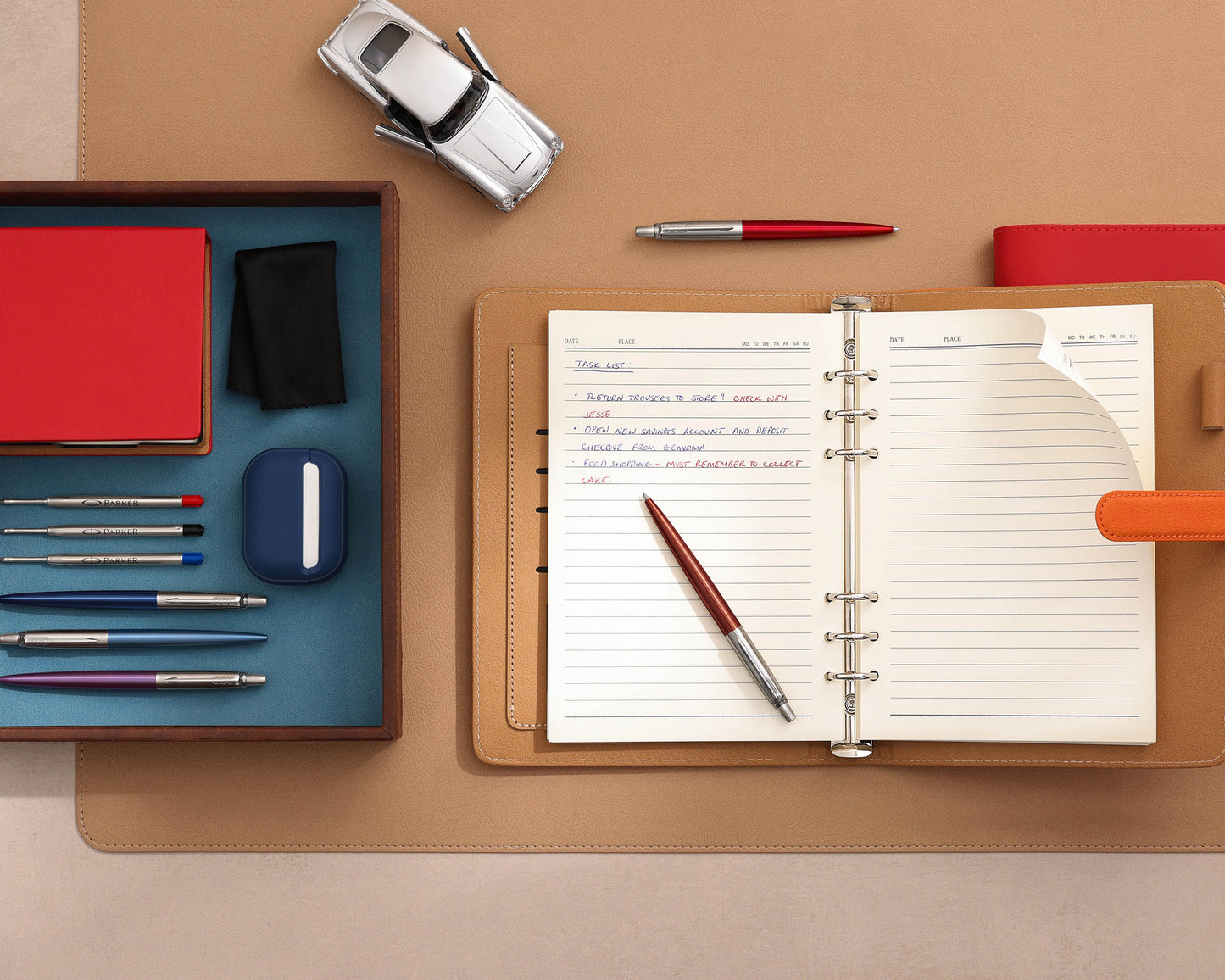 Parker Jotter Kensington Red CT Ballpoint Pen in Gift Box