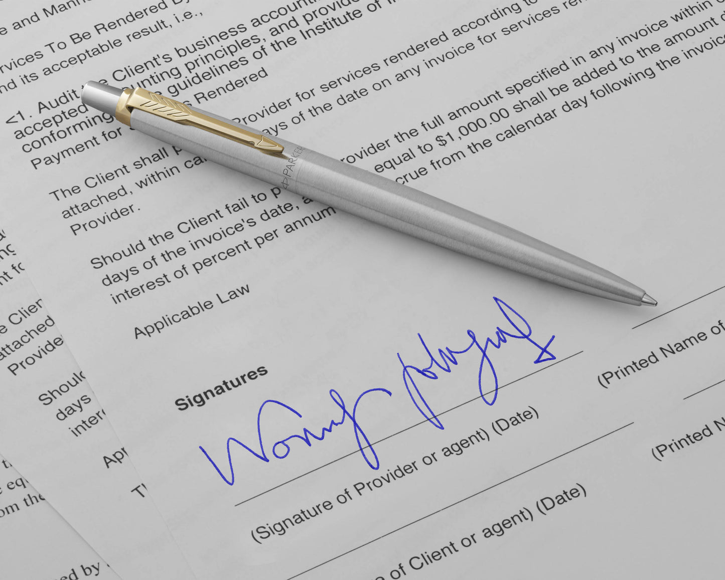 Parker Jotter Stainless Steel GT Ballpoint Pen in Blister Pack