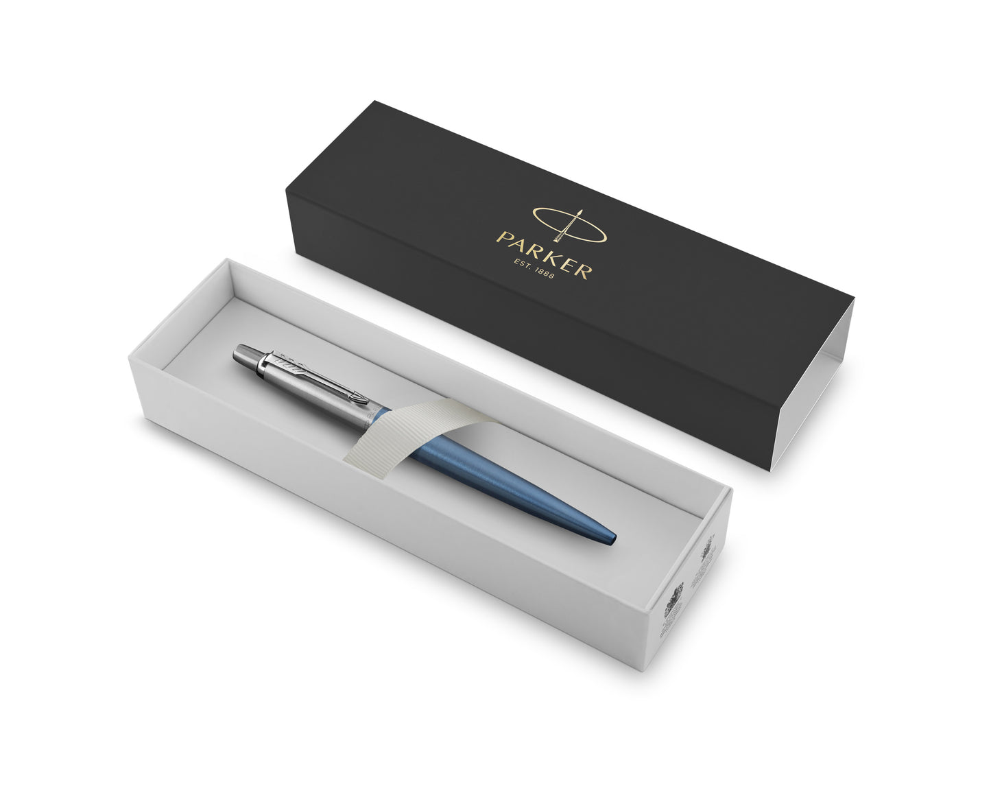 Parker Jotter Waterloo Blue Lacquer CT Ballpoint Pen in Gift box