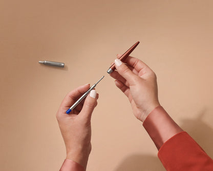 Parker Quinkflow Ballpoint Refill Medium Blue Single