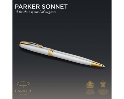 Parker Sonnet Stainless Steel GT Ballpoint Pen