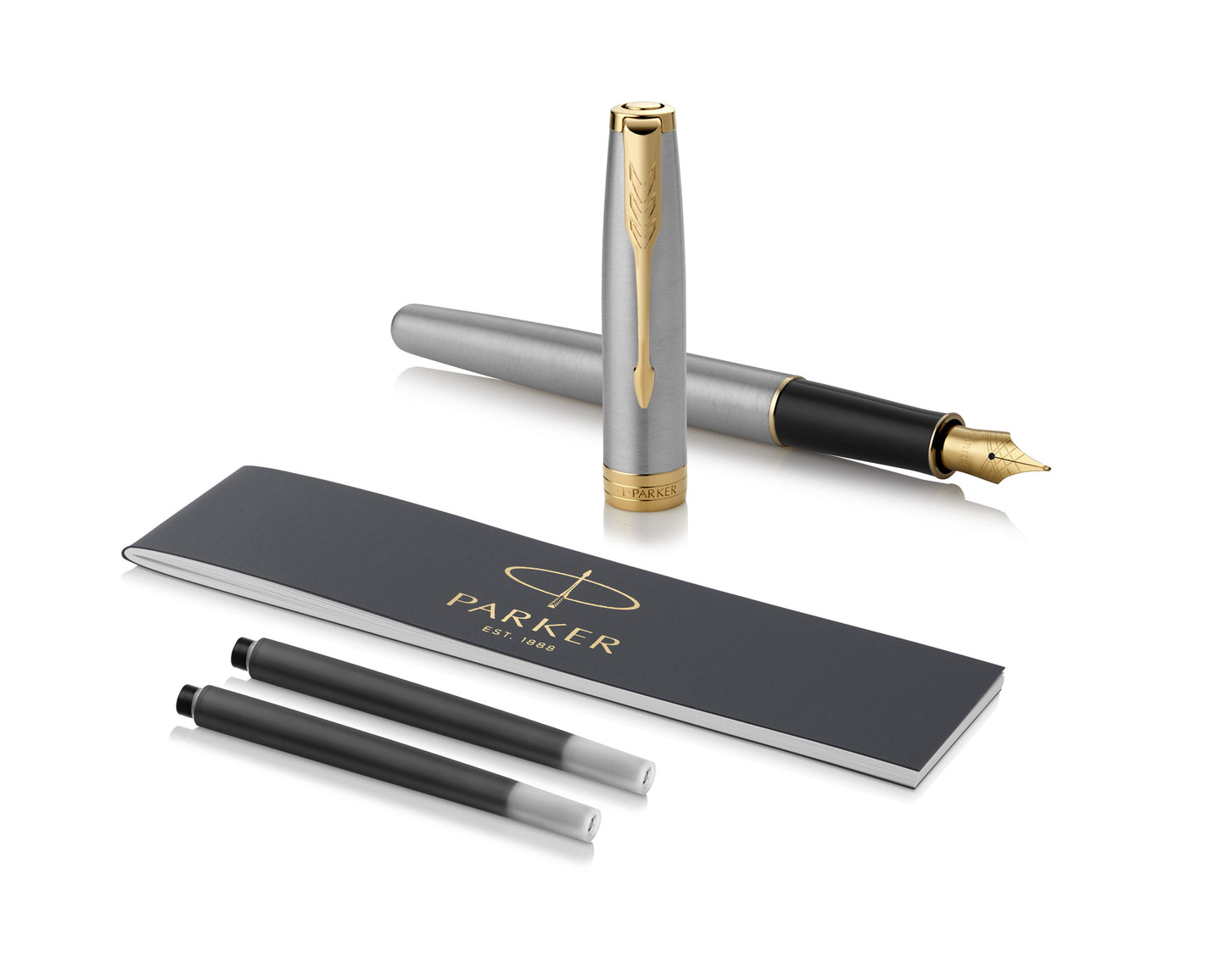 Parker Sonnet Stainless Steel GT Fountain Pen