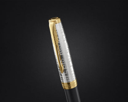 Parker Sonnet Special Edition Ancient China Grey GT Fountain Pen - 18k Fine nib