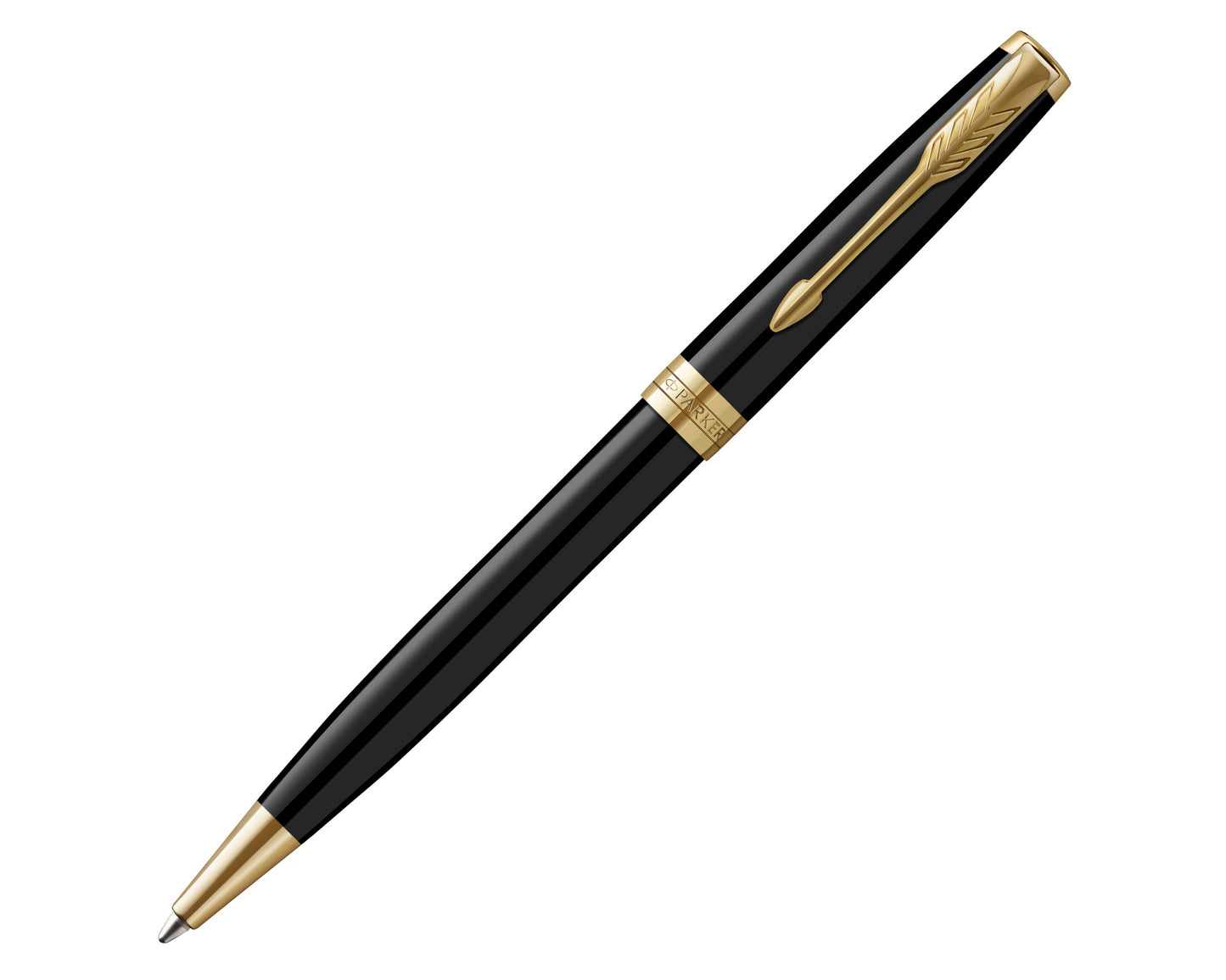 Parker Sonnet Black Lacquer GT Ballpoint Pen