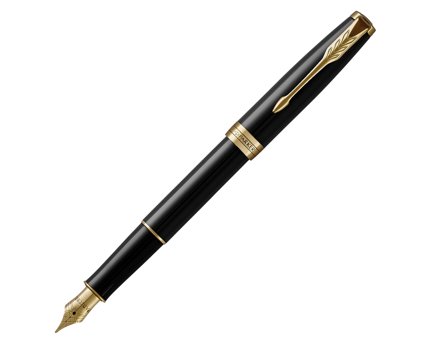 Parker Sonnet Black Lacquer GT Fountain Pen